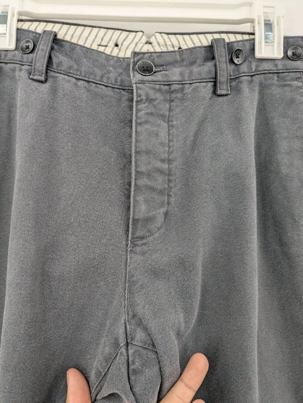 Banana Republic Straight Leg Chino Pants Minimalist Grunge Tailored Trousers 31